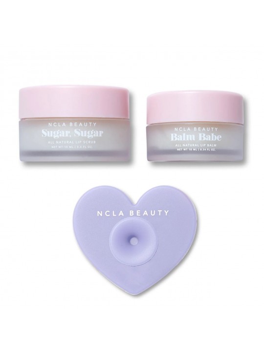 Подарунковий набір для догляду за губами «Святковий торт» NCLA Beauty Birthday Cake Lip Care Set, 3 в 1