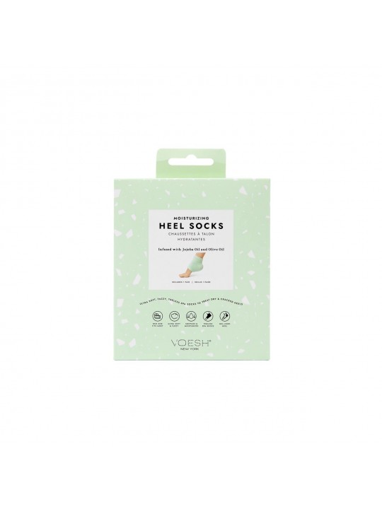 Зволожуючі шкарпетки Voesh Moisturizing Heel Socks-Mint
