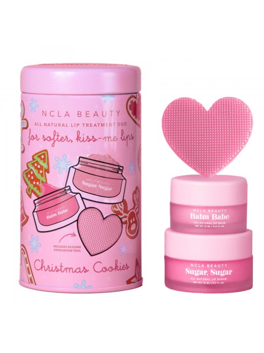 Подарунковий набір для догляду за губами «Різдвяне печиво» NCLA Beauty Christmas Cookies Lip Care Set, 3 в 1