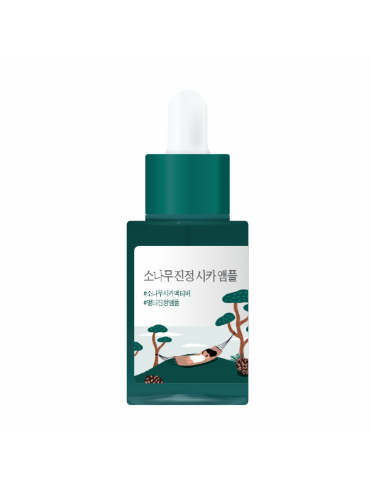 Заспокійлива сироватка з екстрактом голок сосни Round Lab Pine Calming Cica Ampoule, 30 мл