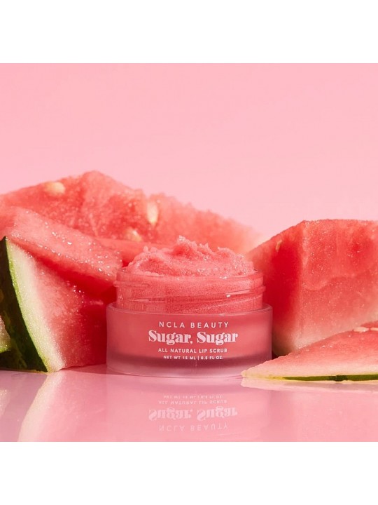 Цукровий скраб для губ «Кавун» NCLA Beauty Sugar, Sugar - Watermelon, 15 мл