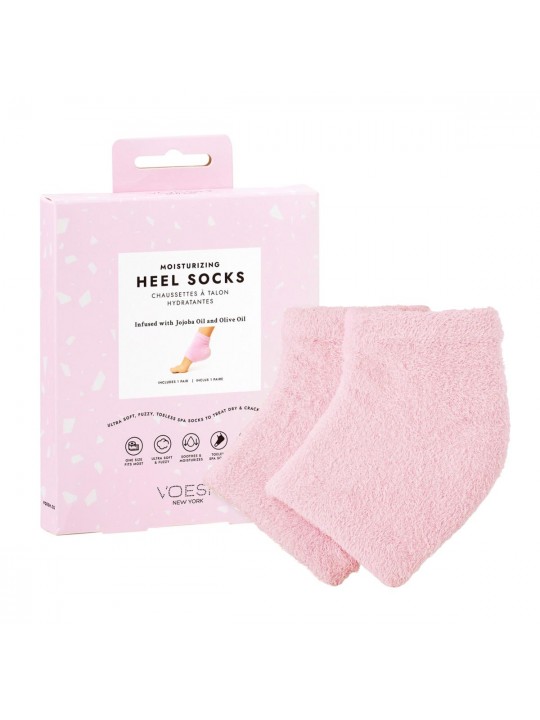 Зволожуючі шкарпетки Voesh Moisturizing Heel Socks Pink